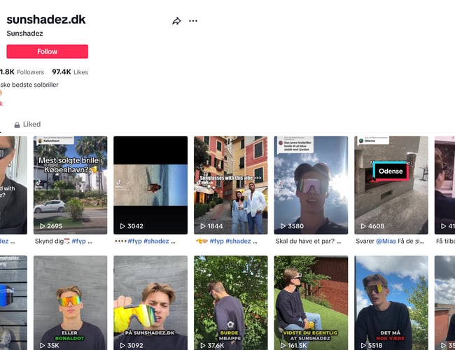 Webshop med omsæting 