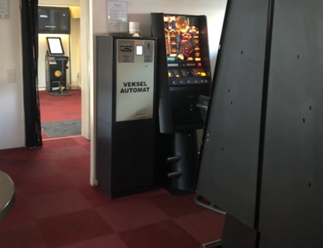 Spillebutik ved S-tog og Center