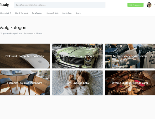 Tilsalg.dk - Secondhand markedsplads med værdifuldt domænenavn til salg