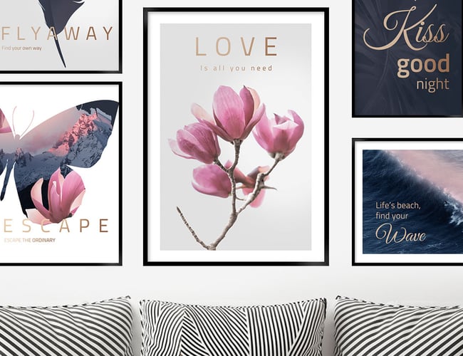 Plakatwebshop med hjemmetrykkeri - NY PRIS