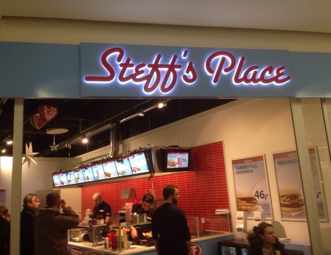 Steff’s Place - Populært spisested med god beliggenhed på Fisketorvet til afståelse