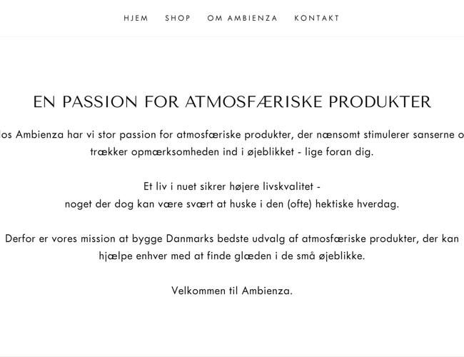 Webshop med atmosfæreskabende produkter - Salg af LED-lamper 