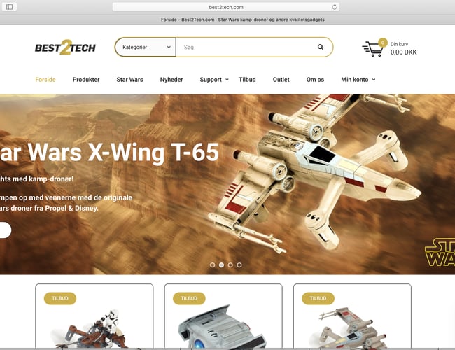 best2tech.com - Køreklar webshop i Apple look. Customise nemt til din virksomhed. 