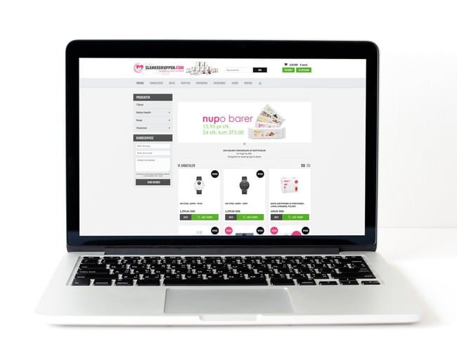 Slankegruppen.com - Salg af webshop med fokus på slankeprodukter. Omsætning ca. 200.000