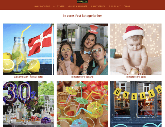 Fest4all.dk - en festshop med dekoration og pynt til alle fester