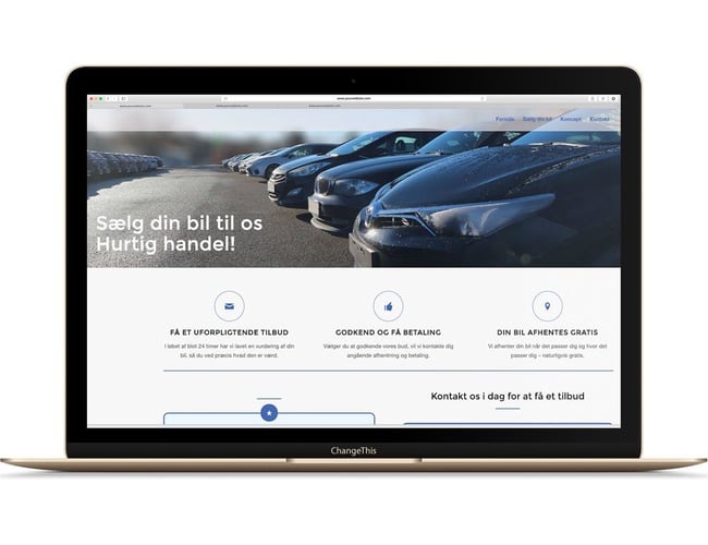 Website til indkøb af biler sælges - Overskud på 100.000 kr. i 2018