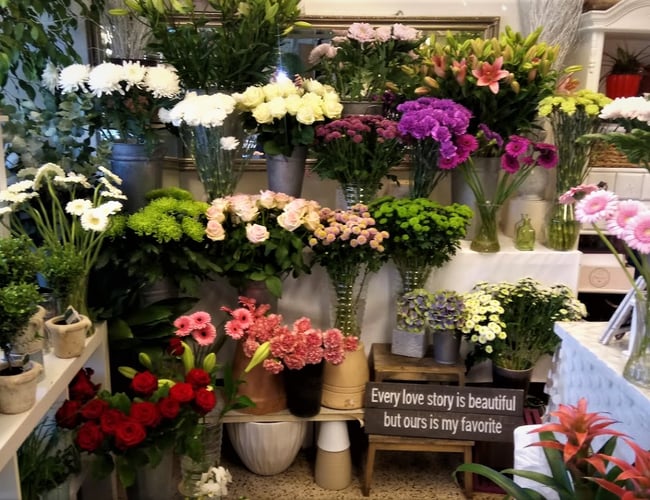 Unik Blomsterforretning stærk i fremdrift sælges. 