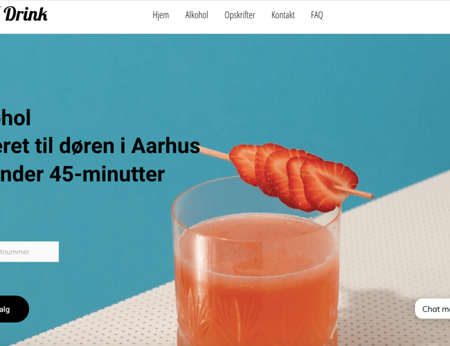 Aarhusiansk koncept & webshop med leveringsservice af drinks
