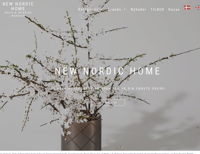 Fuldt etableret bolig og interiør webshop med fantastiske opstart. - Dækningsgrad på ca. 25%.