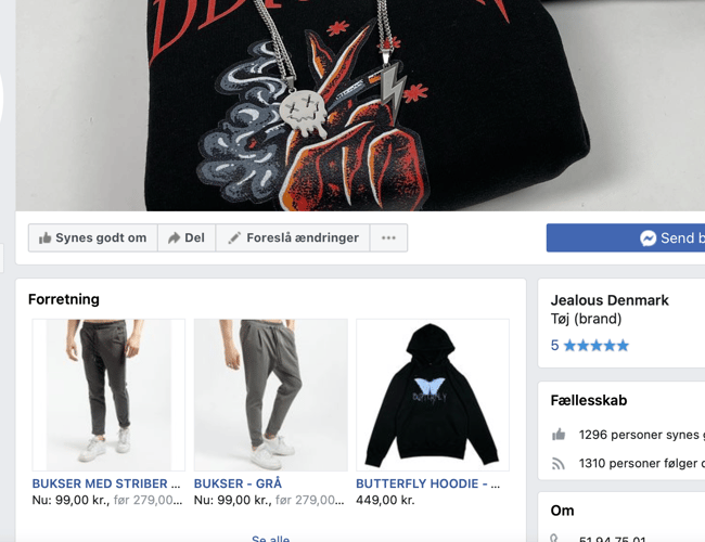 Tøj brand med gode leverandøre og kæmpe potentiale! - Nettoomsætning 2020: 334.000 kr.