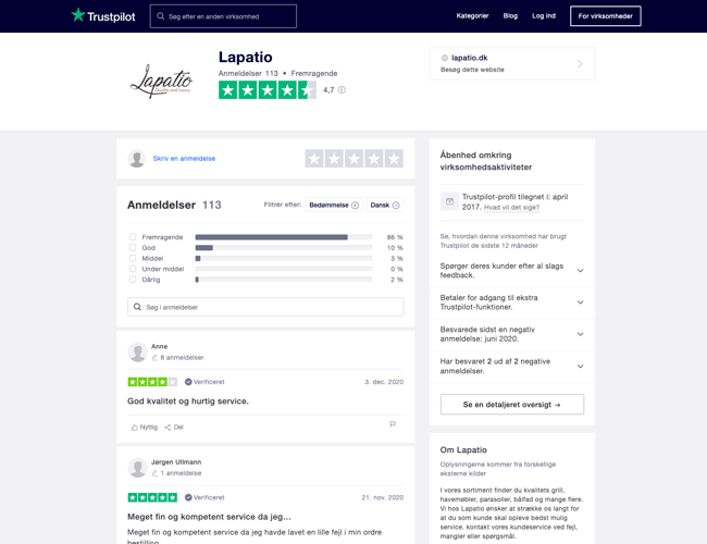 Spændende webshop med vækst potentiale (vækst 300% 2020)