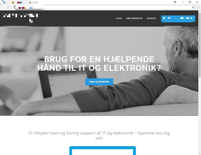IT Service site (StartUp) med mere end 50 supportere tilknyttet