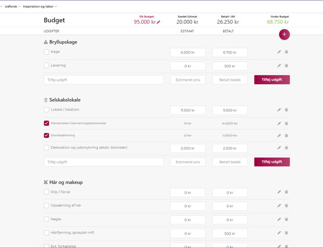 GoBryllup.dk - Kørerklar bryllupsplatform for kommende brudepar