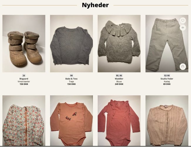 Ny webshop med secondhand børnetøj til dig med en bæredygtig iværksætter i maven
