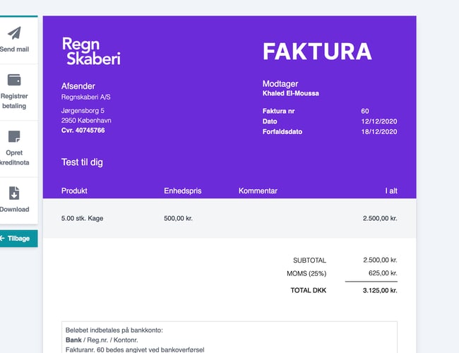 Regnskabsprogram til salg