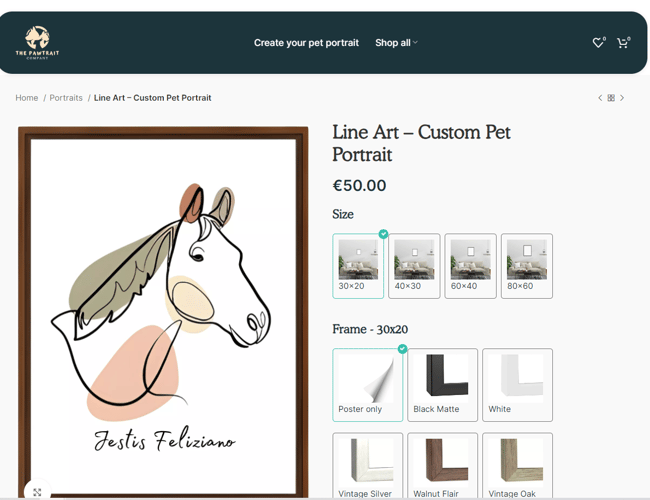 Thepawtraitfactory.com - Kæledyrsportrætter, puder, kaffekrus og muleposer