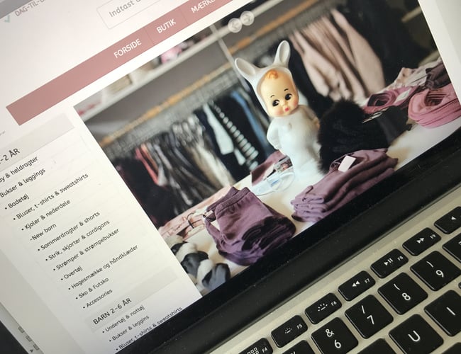 Børnetøj/legetøjs webshop i stor udvikling og med million omsætning!