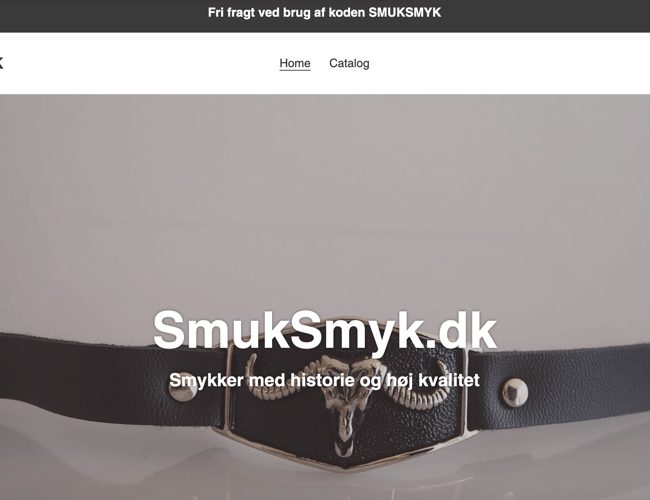 Webshop inklusive varelager på en værdi af over 100.000dkk