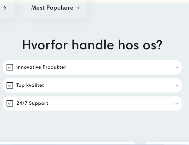 Professionel dropshipping webshop - udviklet af E-com+
