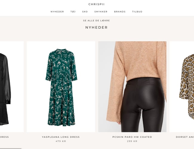 chrispii.dk - Lækker webshop der forhandler tøj, smykker og sko til de modebevidste kvinder