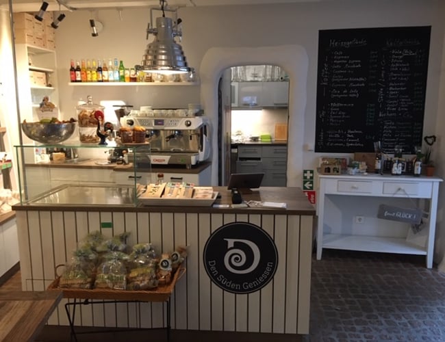 Densuedengeniessen.de - Hyggelig populær Café / salg af delikatesser i Glücksburg