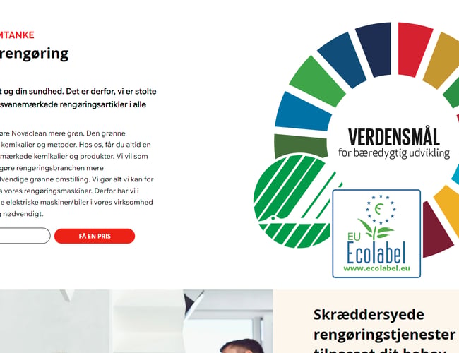 Novaclean.dk - Enkeltmands rengøringsvirksomhed med eksisterende privat kunder ( samt 1-stor erhvervskunde på kontrakt) | Samt inventar og hjemmeside: www.novaclean.dk | Omsætning 88.433 DKK
