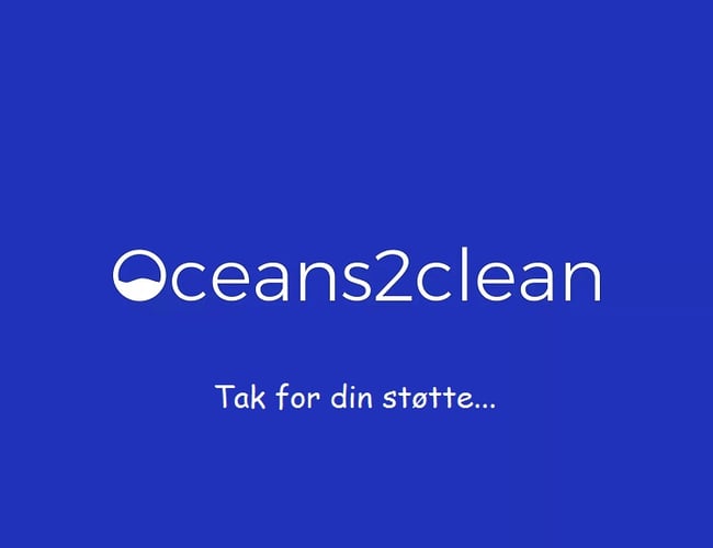 Oceans2clean - Nonprofitorganisation med formål at rense verdenshavene for plastikaffald.