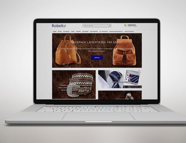 Robelto.dk - Webshop med primært salg af lædervare - Løn til ejer 71.809 kr. 2018