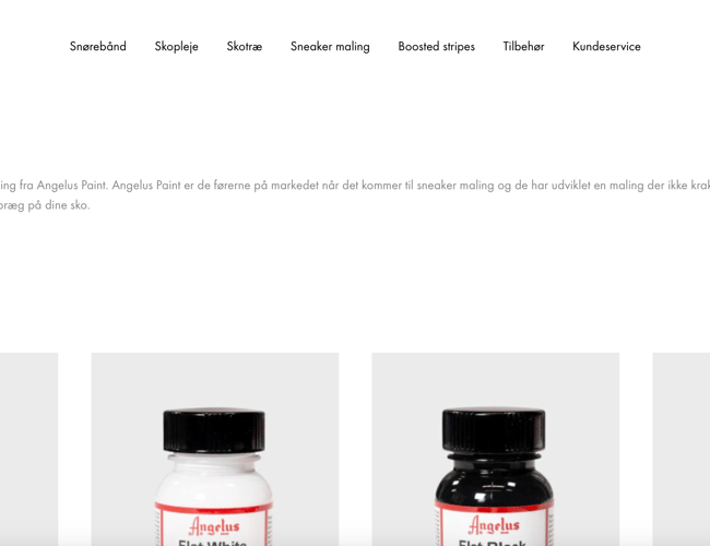 5*stjernet webshop med sneaker accessories og velkendt navn