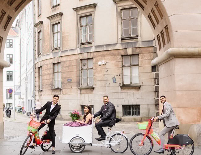 Super mulighed - færdigt koncept til sommeren! Christiania Cykel til bryllup konfirmation & events. 