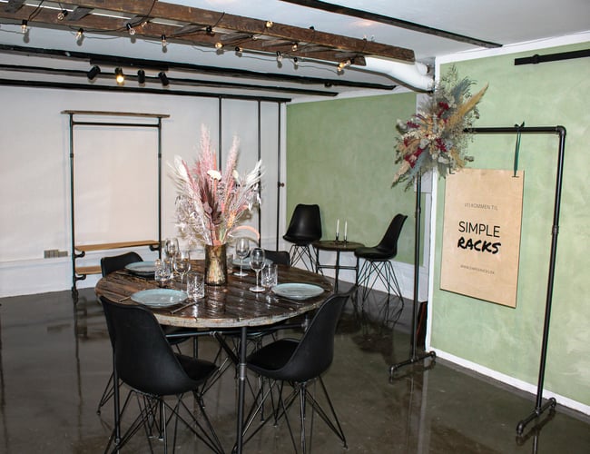 Webshop i vækst med industriel interiør af vandrør. Stor efterspørgelse hos B2C & B2B