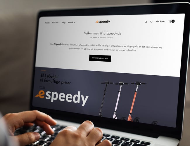 Komplet dropshipping webshop med el-løbehjul m.fl. - www.e-speedy.dk