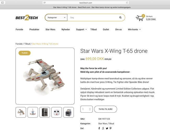 best2tech.com - Køreklar webshop i Apple look. Customise nemt til din virksomhed. 