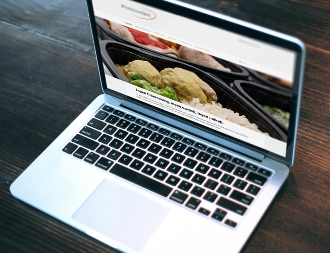 Sund madleverings koncept med omsætning - over 300 måltider pr. uge.