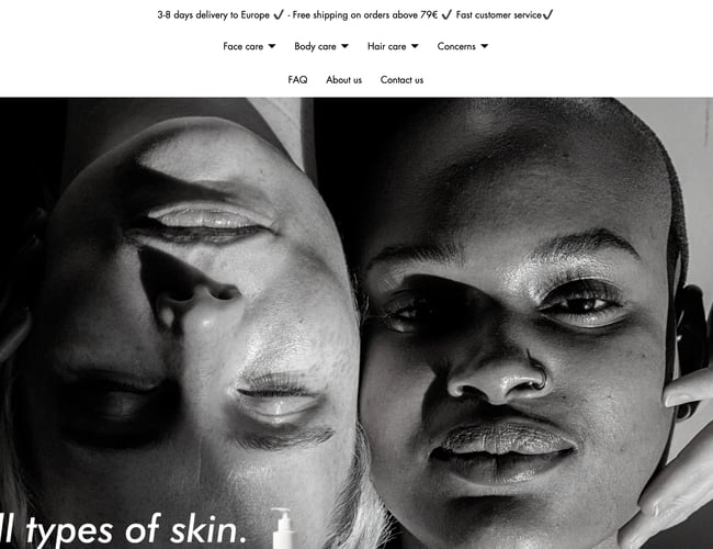 Køreklar Skincare webshop  - Bliv europas største skincare virksomhed!