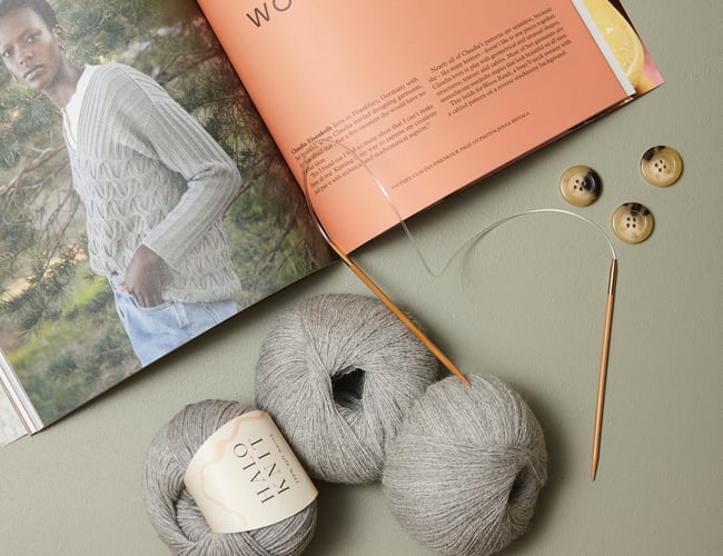 Webshop med salg af garn + eget garnbrand sælges 