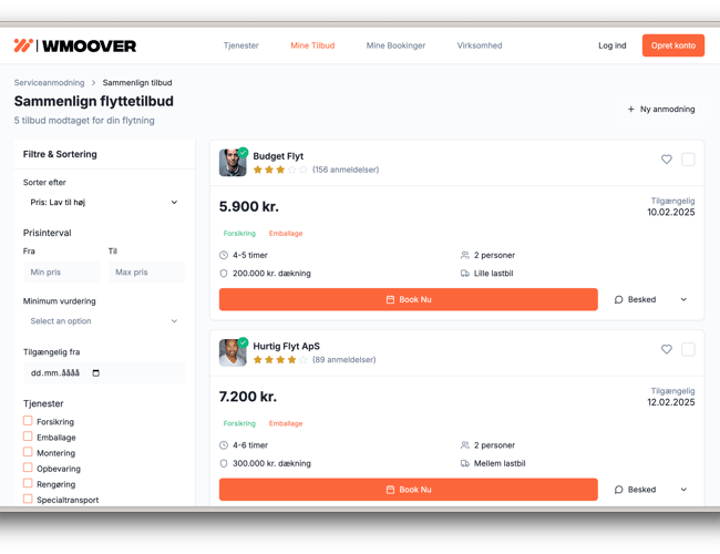 Goflyt.dk – AI-drevet platform, der gør flyttetilbud lynhurtige og 100% automatiserede