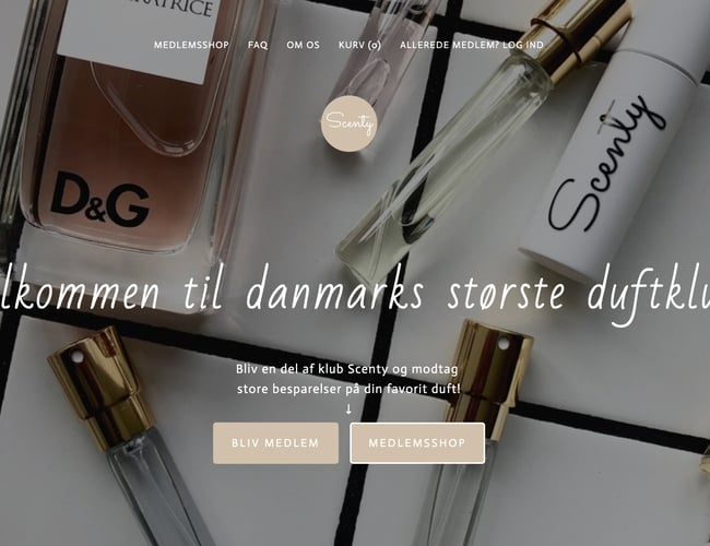 Parfume på abonnement med aktive 2000+ medlemmer