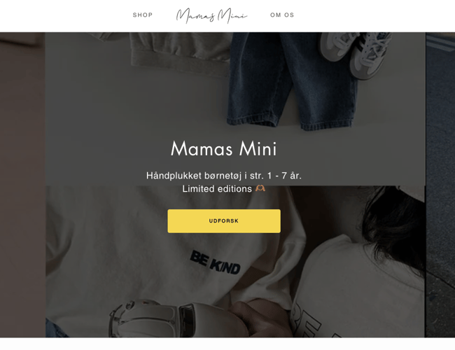 Køreklar og populær børnetøjswebshop til salg