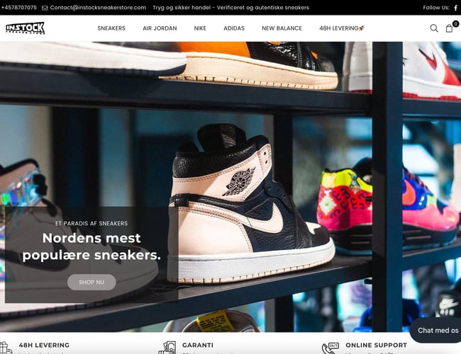 Salg af super populær sneaker virksomhed med salg i Danmark & Sverige!