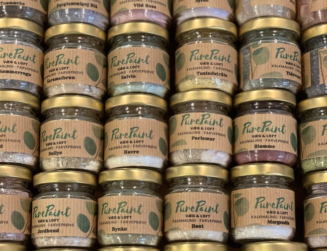 PurePaint Naturmaling -  smukke og unikke vægfarver 