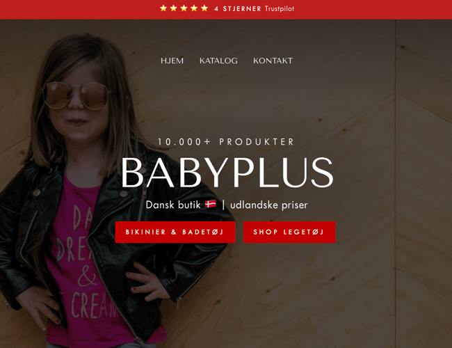 Babyplus.dk - Dropshipping webshop (alt opsat)