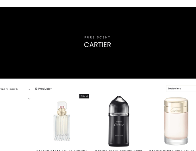 Køreklar Parfume webshop Purescent.dk - med dropshipping leverandør!