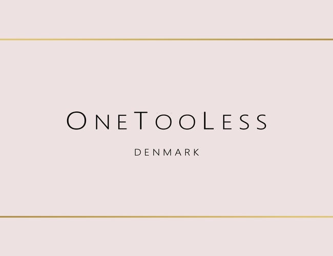 OneTooLess.dk - Fashion webshop med stærk instagramprofil - Omsætning i perioden 26/2 - 15/9: kr. 600.000 ex. moms