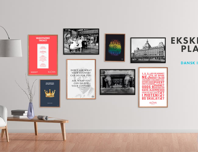 Plakat webshop - gode aftaler og lave faste udgifter - Omsætning i 2021/2022 på 284.000 kr.