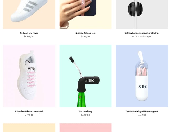Sjovt brand med varelager (aldrig markedført) RØVERKØB