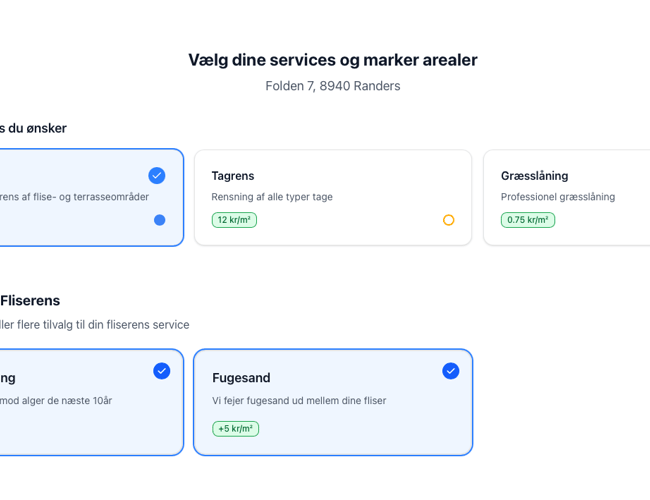 SkyQuote – SaaS til udendørs servicefirmaer (fliserens, tagrens, algebehandling mv.)  100% automatiseret opmåling, tilbud og fakturering – giver kunderne pris på få sekunder og øger salget!