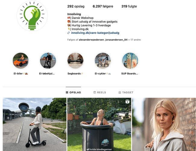 Innovativ webshop med nyudviklet hjemmeside