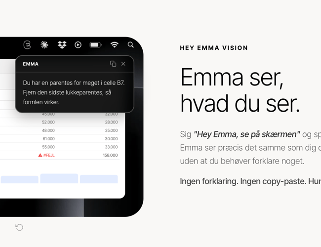 HeyEmma app - 350 brugere og 240.000 kr indtjening på 2 måneder. Kun 2 mdr gammel Voice- & AI-assistent app til Mac og Windows. 100% automatiseret og klar til international skalering.