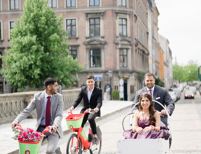 Super mulighed - færdigt koncept til sommeren! Christiania Cykel til bryllup konfirmation & events. 